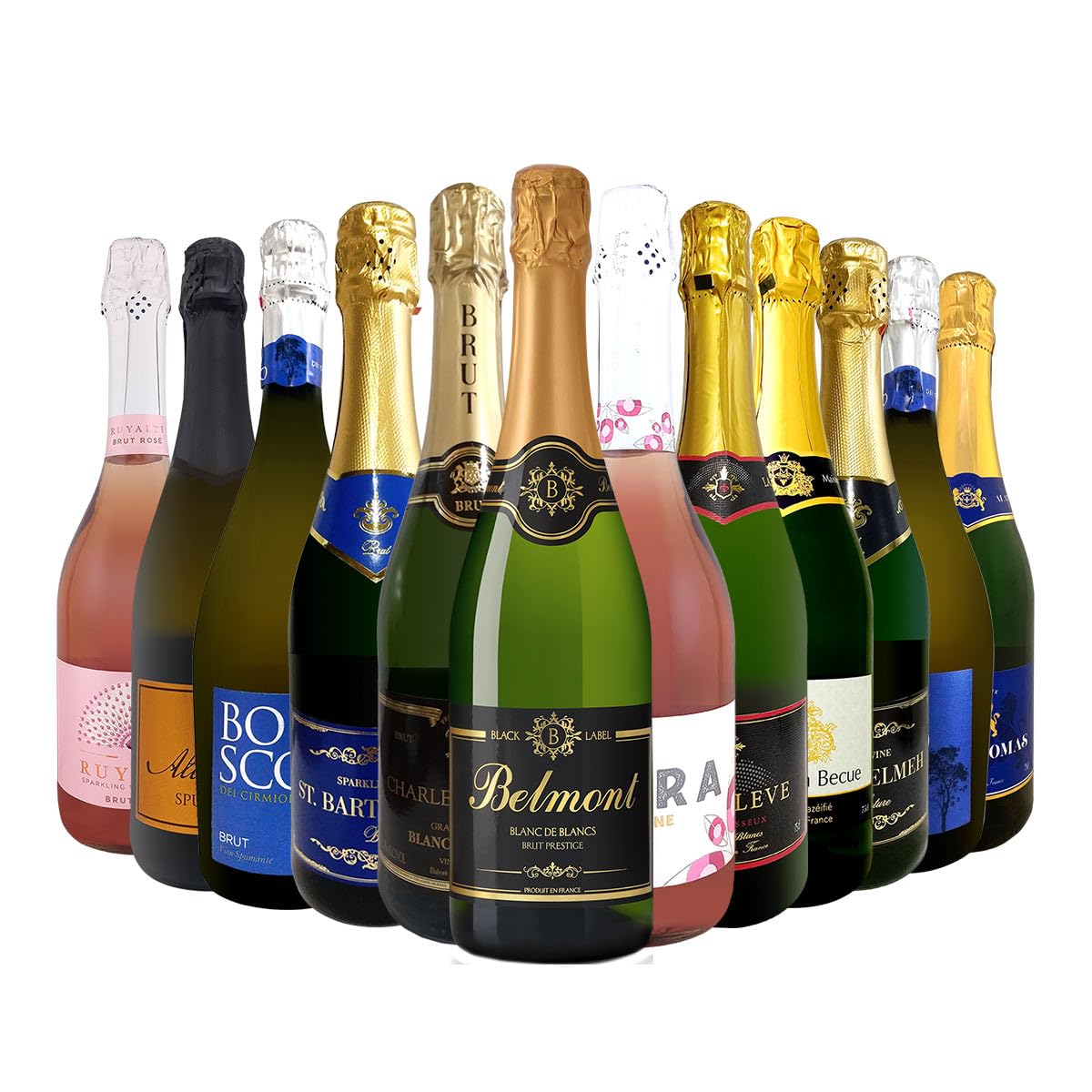 Amazon.co.jp: スパークリングワイン セット フランス スペイン 12本